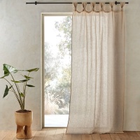 Штора Из льна Jaliska 140 x 350 см бежевый AM.PM  фото, kupilegko.ru